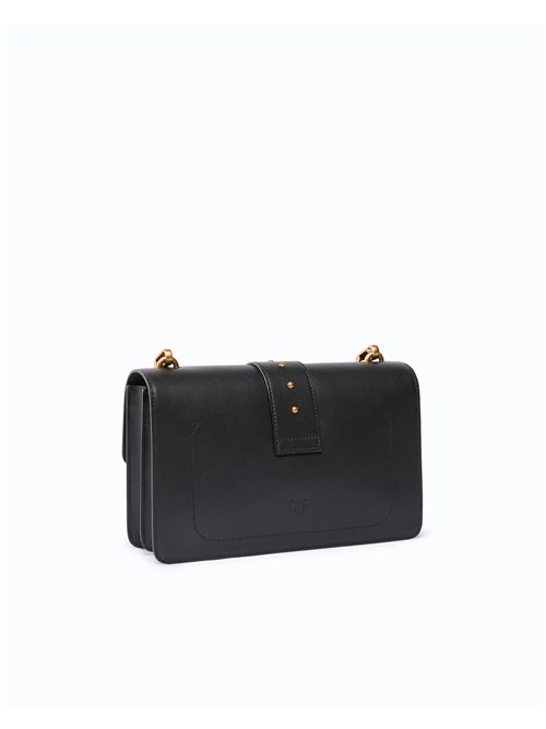 Borsa a tracolla media Love Bag One in pelle con fibbia gioiello PINKO | 107070A0F1/Z99Q